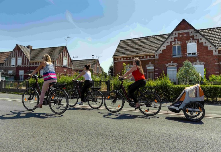 Cités minières de Pecquencourtà vélo