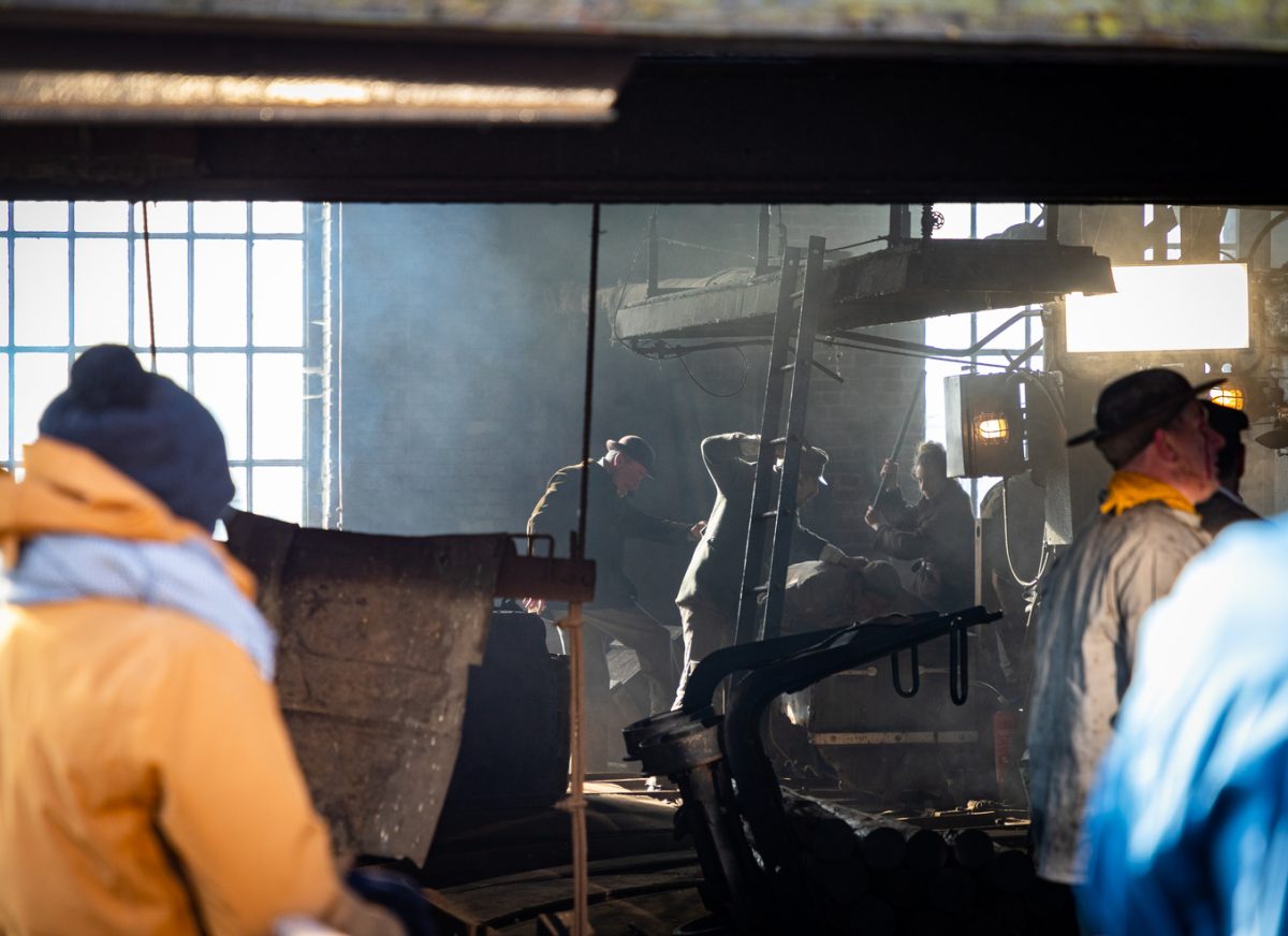 tournage de scène de germinal en intérieur