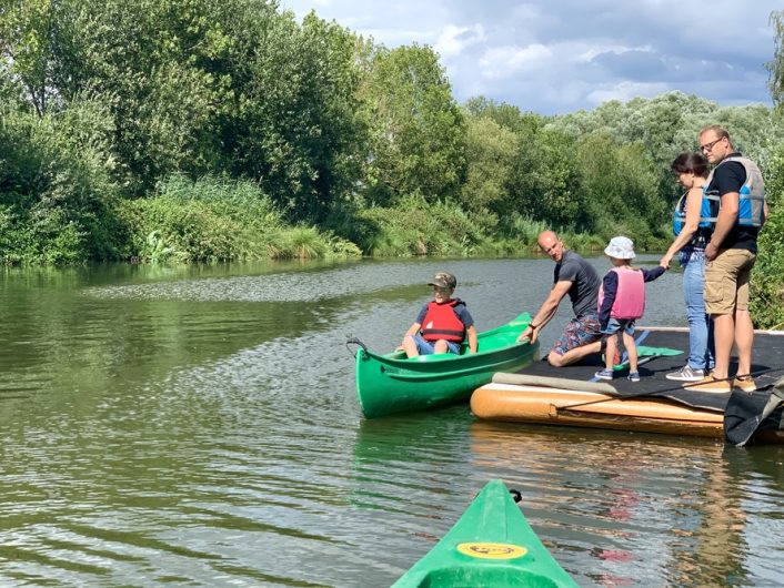 Canoë sur la Scarpe