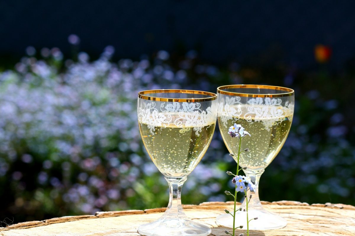 verres de champagne box romantique