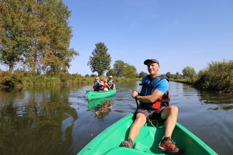 Vincent, le pro du canoe, toujours souriant et blagueur - © Coeur d'Ostrevent Tourisme