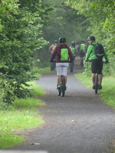 Balade en trottinettes électriques tout terrain