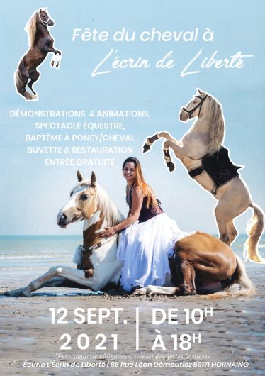 Affiche fête du cheval L'écrin de liberté