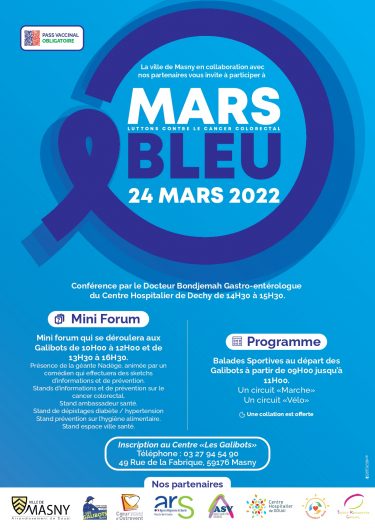 Affiche Mars bleu à Masny