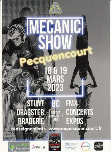 Affiche mecanic show pecquencourt