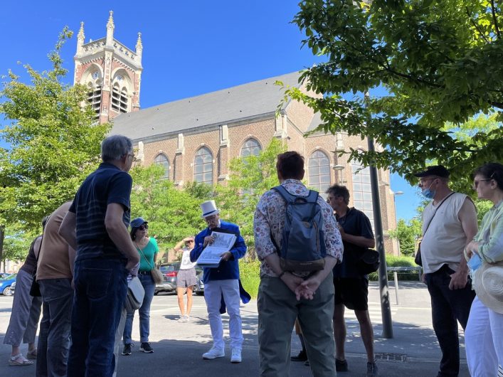 Groupe en visite à Aniche