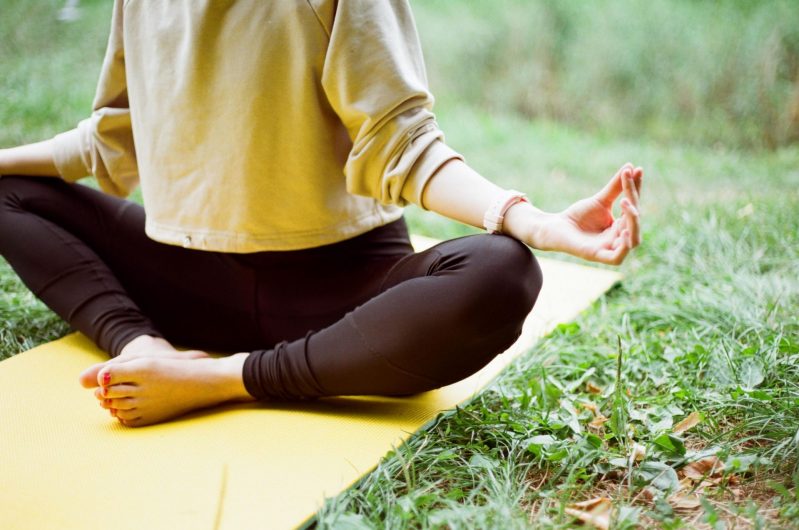 femme yoga