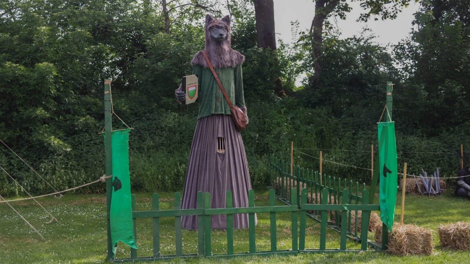 géant d'auberchicourt qui sort lors de la fête du loup et du chaufour