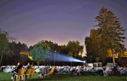 Ciné de plein air chez les Baudets